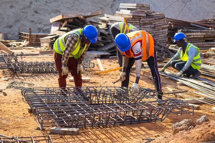 okis real estate engineers on construction site
